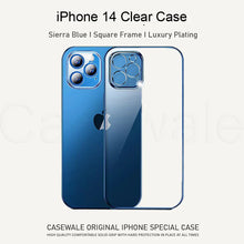 Load image into Gallery viewer, IPHONE 14 SERIES ELECTROPLATING  CASE WITH LENS PROTECTION
