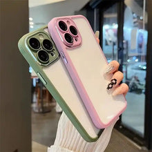 Load image into Gallery viewer, Transparent Shockproof Bumper Case For iPhone 15 Series
