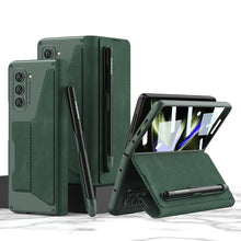Load image into Gallery viewer, Business leather hybrid shockproof case  Case For z fold 5
