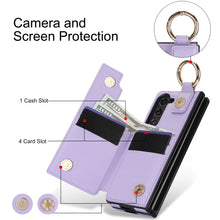 Load image into Gallery viewer, Premium Leather Card Slot Case For Galaxy Z Fold Series
