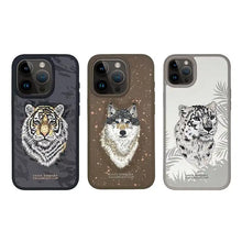 Load image into Gallery viewer, Premium Santa Barbra Savana Tiger Leather Case For iPhone Series
