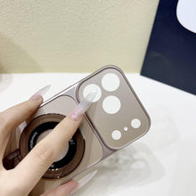 Load image into Gallery viewer, Crystal Ring Lens Bracket and Secure Grip- iPhone
