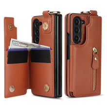 Load image into Gallery viewer, Premium Leather Card Slot Case For Galaxy Z Fold Series
