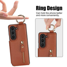 Load image into Gallery viewer, Premium Leather Card Slot Case For Galaxy Z Fold Series
