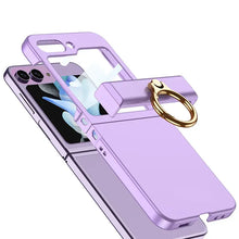 Load image into Gallery viewer, Magnetic Folding Ring Shell Case For Galaxy Z Flip 5
