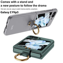 Load image into Gallery viewer, Shock-resistant Hard with Metal Ring Case For Samsung Galaxy Z Flip 6

