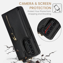 Load image into Gallery viewer, Premium Leather Card Slot Case For Galaxy Z Fold Series
