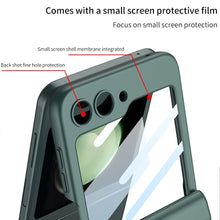 Load image into Gallery viewer, Magnetic Folding All-Inclusive Shell Case With Front Glass For Galaxy Z Flip 5
