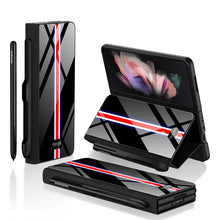 Load image into Gallery viewer, Luxury Strap Design Glass Samsung Galaxy Z Fold 5
