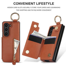 Load image into Gallery viewer, Premium Leather Card Slot Case For Galaxy Z Fold Series
