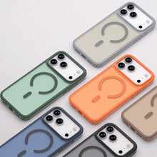 Load image into Gallery viewer, Matte Translucent Magsafe Magnetic Case- iPhone
