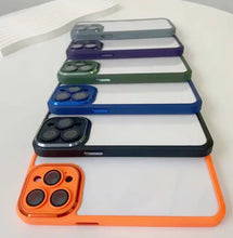 Load image into Gallery viewer, Transparent Shockproof Bumper Case For iPhone 15 Series
