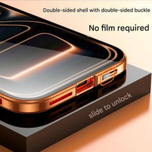 Load image into Gallery viewer, Magnetic 360 Full Protection Glass Case Screen Protector - iPhone
