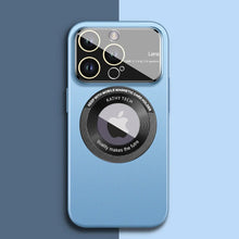 Load image into Gallery viewer, MagSafe Glass Lens Protector Matte Case for iPhone Series
