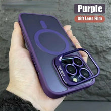 Load image into Gallery viewer, Metal Bracket Magnetic Kickstand Case- iPhone
