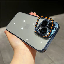 Load image into Gallery viewer, Chrome Electroplated Stand Case for iPhone Series
