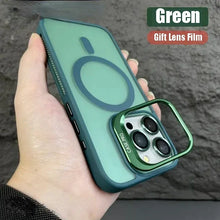 Load image into Gallery viewer, Metal Bracket Magnetic Kickstand Case- iPhone
