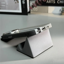 Load image into Gallery viewer, Carbon Fiber Strap MagSafe Case for iPhone Case
