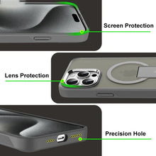 Load image into Gallery viewer, Shockproof Bumper Stand Cover- iPhone
