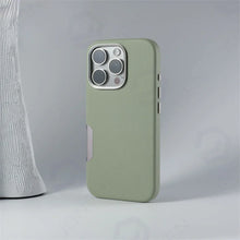 Load image into Gallery viewer, Classic Leather Magnet Shield Case for iPhone 16 Series
