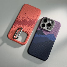 Load image into Gallery viewer, Mountain Texture Kickstand Case for iPhone Series
