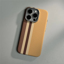 Load image into Gallery viewer, Carbon Fiber Strap MagSafe Case for iPhone Case
