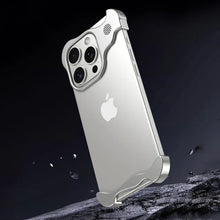 Load image into Gallery viewer, Titanium Frame Luxury Bumper Case for iPhone Series
