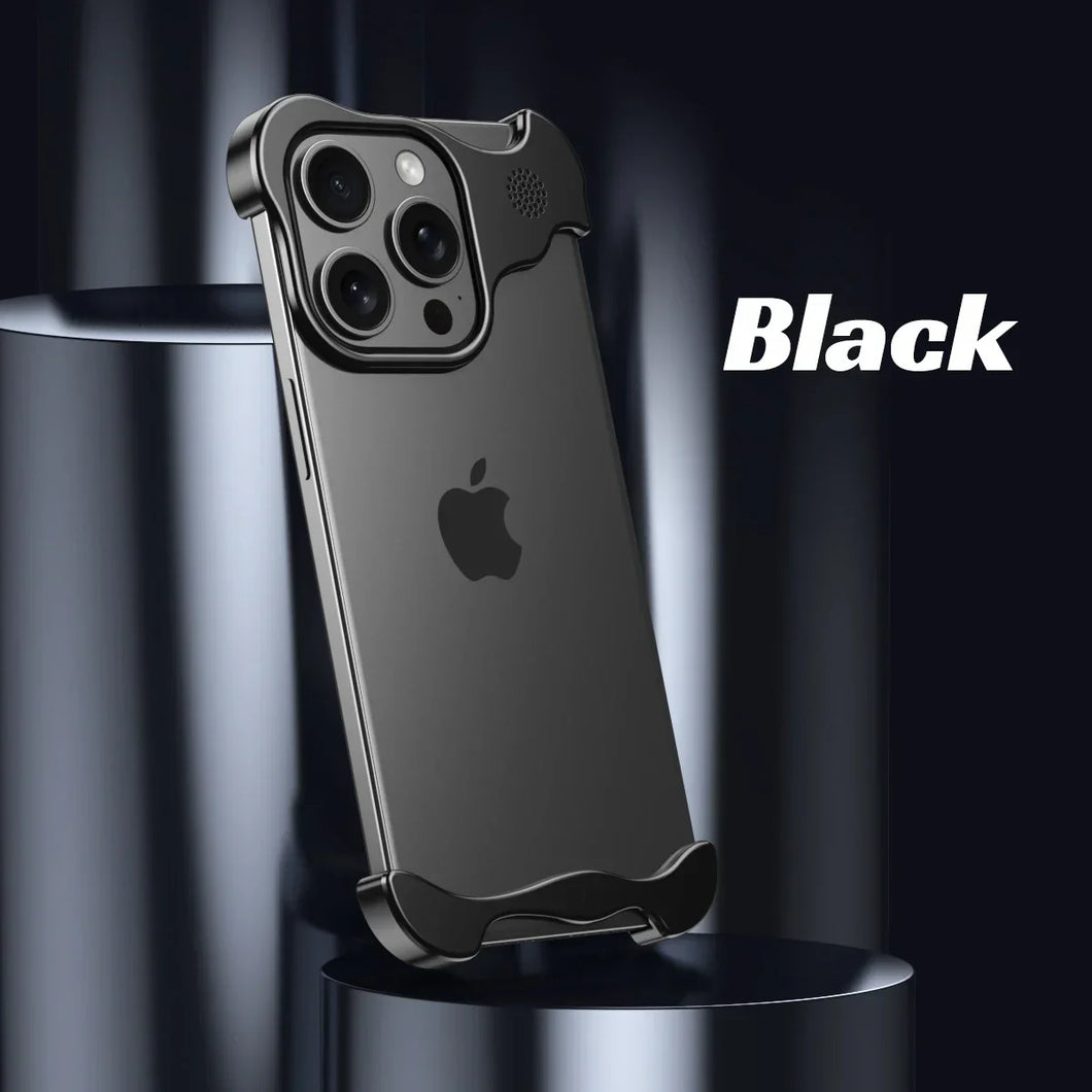 Titanium Frame Luxury Bumper Case for iPhone Series