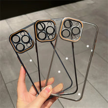 Load image into Gallery viewer, Chrome Electroplated Stand Case for iPhone Series
