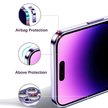 Load image into Gallery viewer, IPHONE 14 SERIES ELECTROPLATING  CASE WITH LENS PROTECTION
