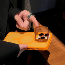 Load image into Gallery viewer, Metal Bracket Magnetic Kickstand Case- iPhone
