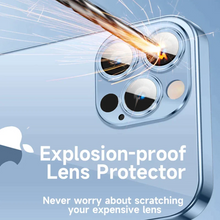 Load image into Gallery viewer, IPHONE 14 SERIES ELECTROPLATING  CASE WITH LENS PROTECTION
