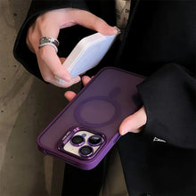 Load image into Gallery viewer, Metal Bracket Magnetic Kickstand Case- iPhone
