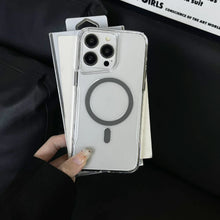 Load image into Gallery viewer, Transparent Armour Magsafe Case for iPhone Series
