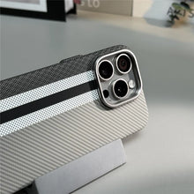 Load image into Gallery viewer, Carbon Fiber Strap MagSafe Case for iPhone Case
