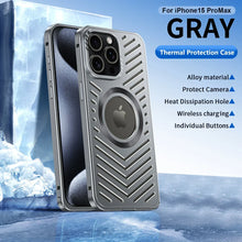 Load image into Gallery viewer, Alloy Heat Dissipation Case for iPhone Series
