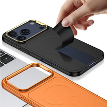 Load image into Gallery viewer, Premium Silicon Camera Stand Magsafe Case- iPhone
