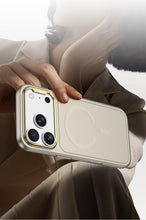 Load image into Gallery viewer, Premium Silicon Camera Stand Magsafe Case- iPhone
