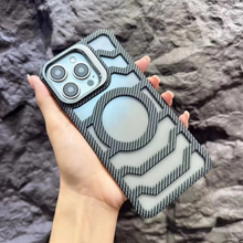 Load image into Gallery viewer, Carbon Fiber Hollow Heat Radiation Case for iPhone Series
