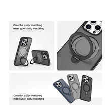 Load image into Gallery viewer, Metal Bracket Magnetic Kickstand Case- iPhone 16 Series
