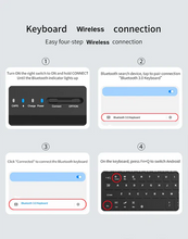 Load image into Gallery viewer, Wireless Keyboard Leather Magnetic Flip Case For Z Fold 5
