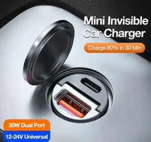 Load image into Gallery viewer, Stealth Mini Car Charger (1 Year Warranty) – BOGO Offer Auto Applied
