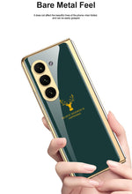 Load image into Gallery viewer, Samsung Galaxy Z Fold 5 Deer Pattern Glass Case
