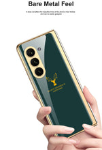Load image into Gallery viewer, Samsung Galaxy Z Fold 6 Deer Pattern Glass Case
