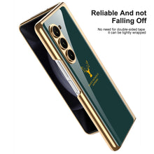 Load image into Gallery viewer, Samsung Galaxy Z Fold 6 Deer Pattern Glass Case
