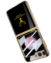 Load image into Gallery viewer, Samsung Galaxy Z Flip 6 Deer Pattern Glass Case
