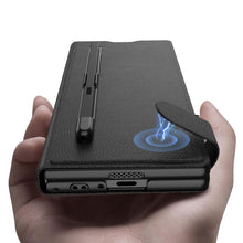 Load image into Gallery viewer, Business Leather Side Flip Stand Case For Galaxy Z Fold 6
