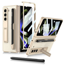 Load image into Gallery viewer, LEATHER CASE WITH BRACKET &amp; PEN SLOT FOR SAMSUNG GALAXY Z FOLD 5
