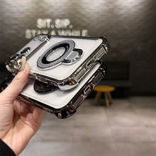 Load image into Gallery viewer, Elegant Transparent Stand Case - iPhone
