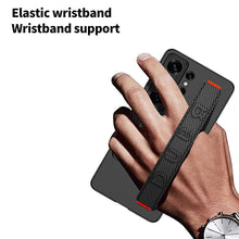 Load image into Gallery viewer, Elastic Wrist-Band Holder With Kick-Stand Case For Galaxy S26 Ultra
